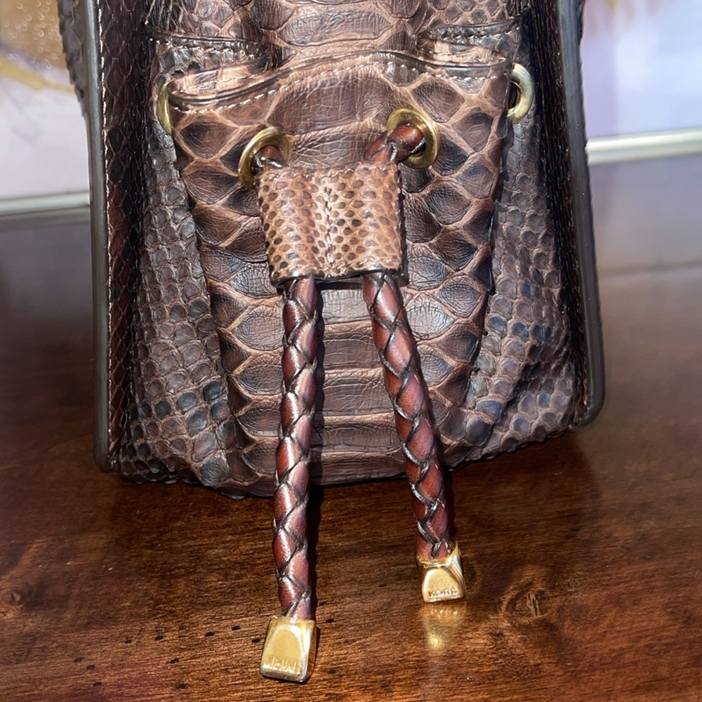 Michael Kors Collection Python Skorpios Bag - Picture 5 of 14
